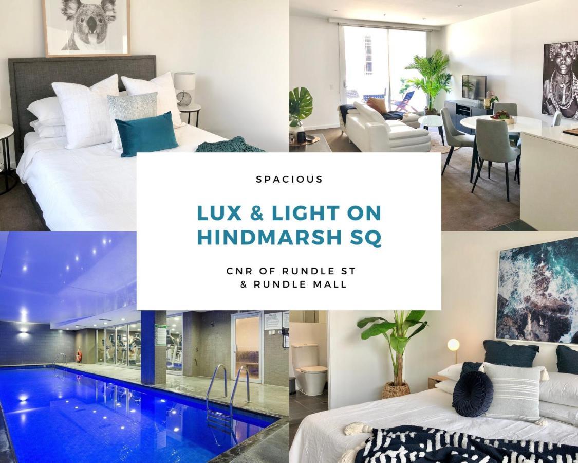 Lux 2Br Apt On Hindmarsh Sq-Pool-Gym-Sauna-Parking Adelaide Exterior photo